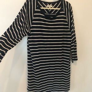 Madewell Knit Dress with Shirt Hem